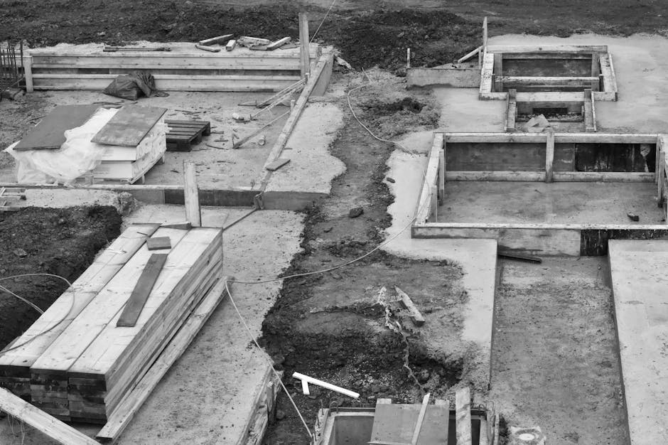 Tarcica budowlana wykorzystywana do budowy szalunków fundamentowych